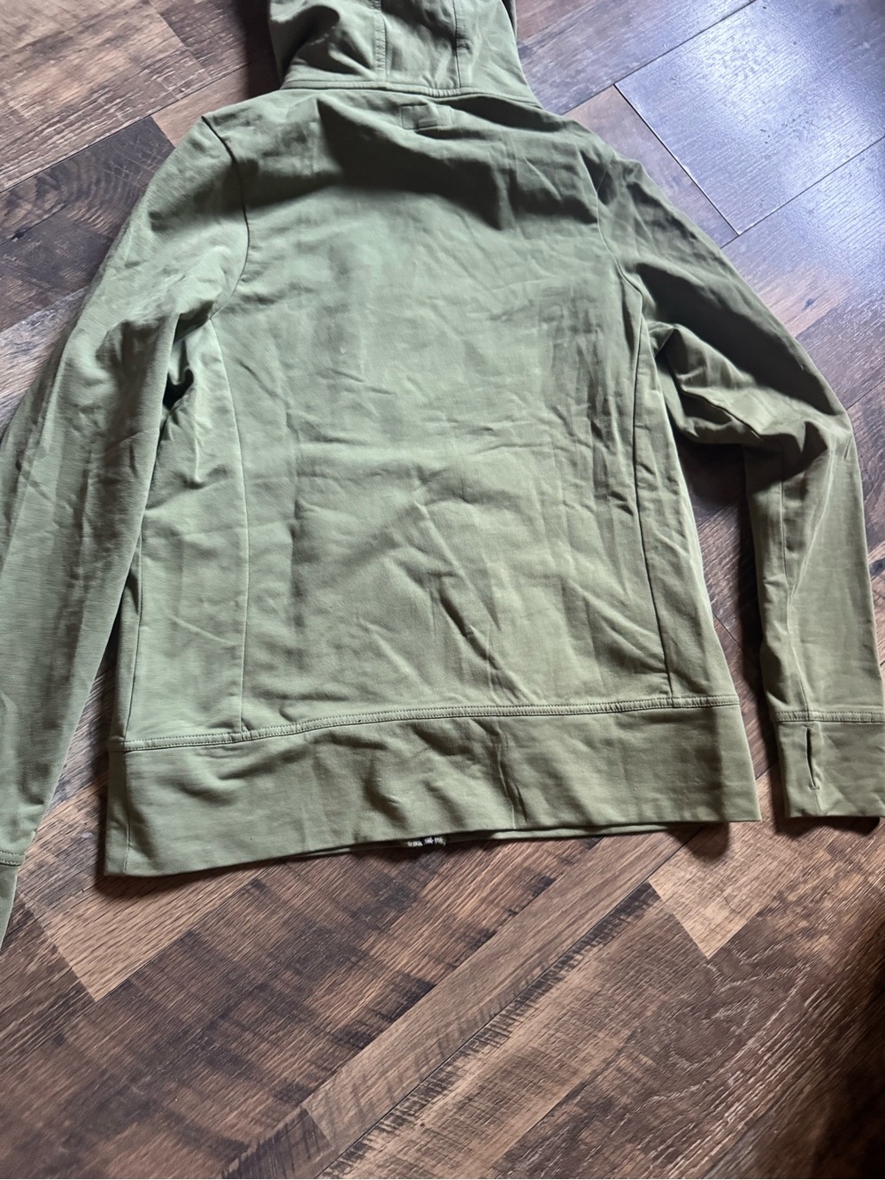 Pact Olive Green Full-Zip Women's Hoodie - Picture 9 of 9